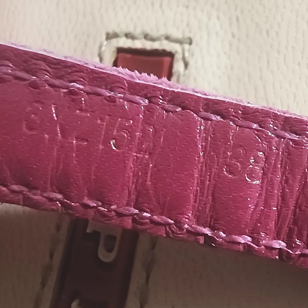 PRADA - Wedge sandals, pink, ankle strap, 4.25" heel, size 8 - Picture 11 of 16